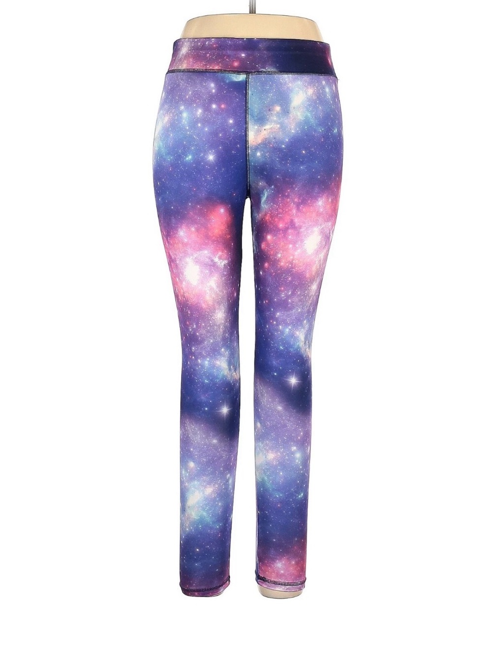 Zone proGalaxy Print 1X Leggings - Purple/Pink yoga pants, work out leggings
